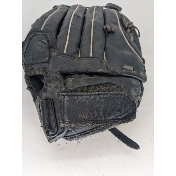 13" Wilson A2477 Softball Glove - LHT, Black Leather, H-Web C1 - Picture 5 of 9